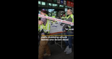 Haifa stabbing attack leaves one Israeli dead | AJ #shorts