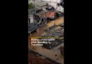 Homes under water after flooding in Indonesia | AJ #shorts