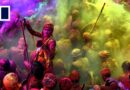 Indians mark Holi festival with colourful powder and flower petals