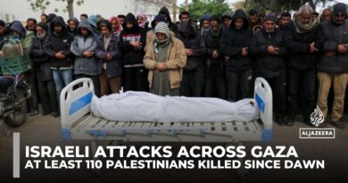 Israeli attacks across Gaza: At least 110 Palestinians killed since dawn