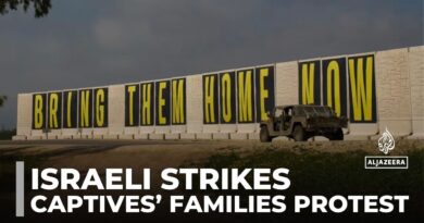 Israeli strikes on Gaza: Families of Israeli captives stage protests