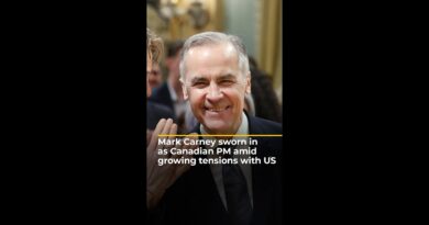 Mark Carney sworn in as Canadian PM amid growing tensions with US | AJ #shorts