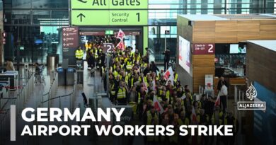 Massive airport strike grounds flights across Germany, thousands of passengers stranded