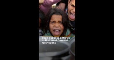 Medicines and basic food supplies difficult to find amid Gaza aid restrictions | AJ #shorts