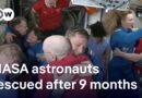 NASA astronauts depart for Earth after being stuck on the ISS for 9 months | DW News