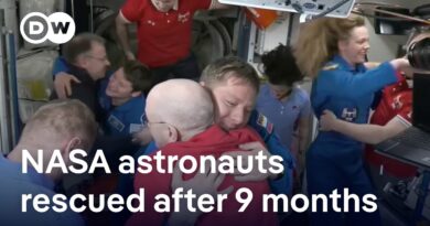 NASA astronauts depart for Earth after being stuck on the ISS for 9 months | DW News