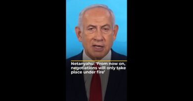 Netanyahu: ‘From now on, negotiations will only take place under fire’ | AJ #shorts