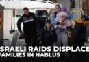 Occupied West Bank raids: Israeli forces displace Palestinian families in Al Ein refugee camp