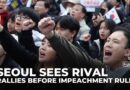 Rival rallies in Seoul ahead of court ruling on impeached president