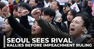 Rival rallies in Seoul ahead of court ruling on impeached president