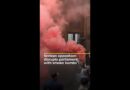 Serbian opposition disrupts parliament with smoke bombs | AJ #shorts