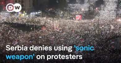 Serbian protesters demand investigation as government denies ‘sonic weapon’ attack | DW News