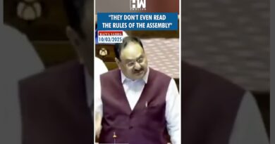 #Shorts | JP Nadda Slams Opposition as they stage a walkout from the Rajya Sabha | Budget Session