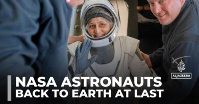 Stranded NASA astronauts finally return to Earth after 9 months in space