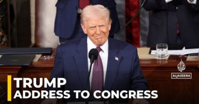 Trump delivers first address to Congress