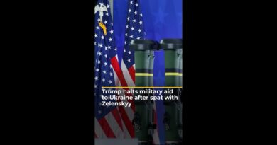 Trump halts military aid to Ukraine after spat with Zelenskyy | AJ #shorts