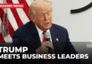 Trump meets business leaders in Washington amid economic concerns