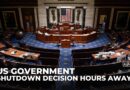 US government shutdown looms: Bill to keep the government afloat heads to senate