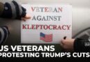 US veterans protest Trump’s federal cuts, demand action