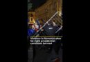 Violent protests after Romania bans far-right presidential candidate | AJ #shorts