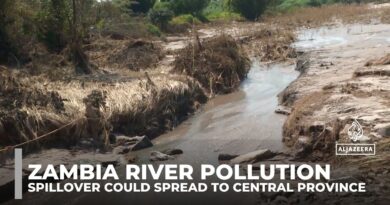 Zambia’s Kafue River hit by mining spill, disrupting water supplies to 500,000 people