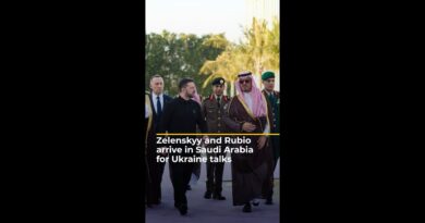 Zelenskyy and Rubio arrive in Saudi Arabia for Ukraine talks | AJ#shorts