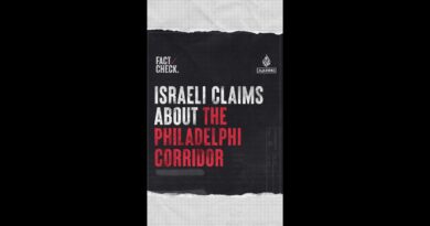 Israeli claims about the Philadelphi Corridor