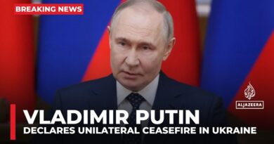 Russia’s Putin declares unilateral three-day ceasefire in Ukraine to mark WWII Victory Day in May