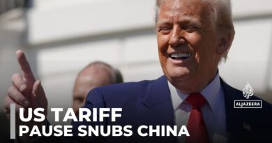 US tariff pause excludes China as trade tensions escalate
